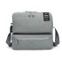 E6851 - Kono Multi Compartment Travel Shoulder Bag - Light Grey E6851 - Kono Multi Compartment Travel Shoulder Bag - Light Grey